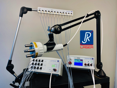 Lazer Dave's advanced RJ laser therapy equipment from Germany.