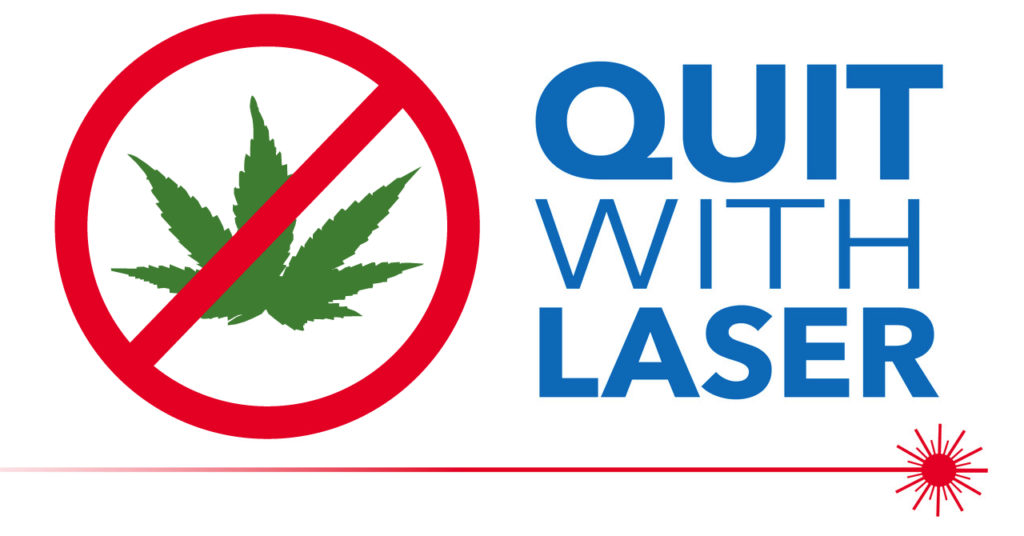 Laser To Quit Marijuana and Drugs logo.
